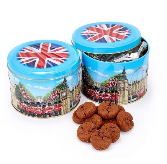 Churchill's Confectionery debuts musical biscuit tin to commemorate Royal  Wedding