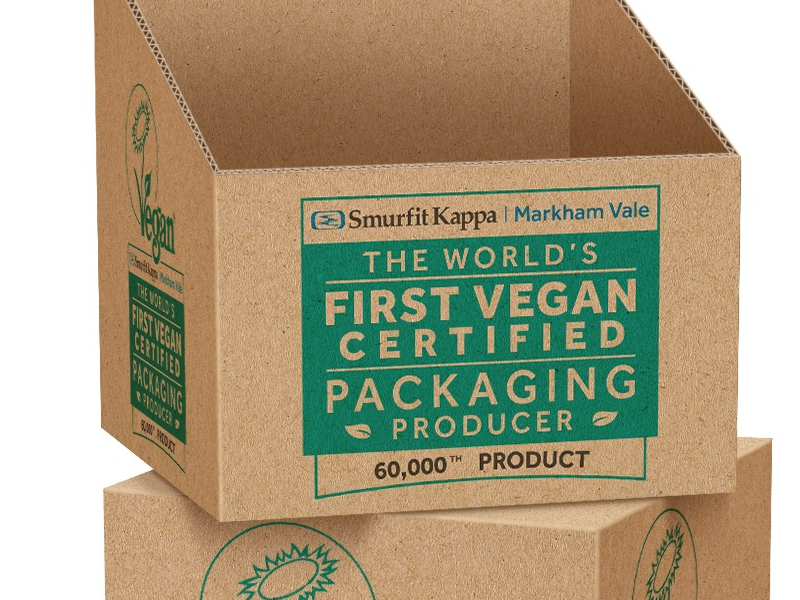 Andet Brace Disciplinære Smurfit Kappa becomes first vegan-certified packaging company